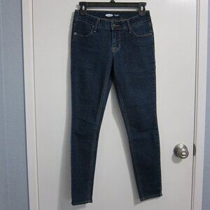 Excellent Old Navy Super Skinny Midrise, Dark Denim Jeans Sz 2P